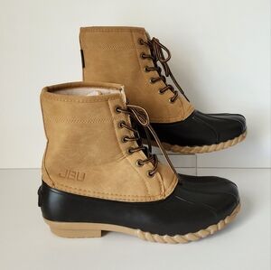 JBU Maine Duck Waterproof Dark Brown/Beige Men’s Boots 9M
